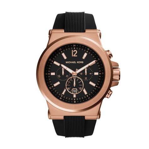 michael kors dylan rose gold black mk8184|Michael Kors dylan watch.